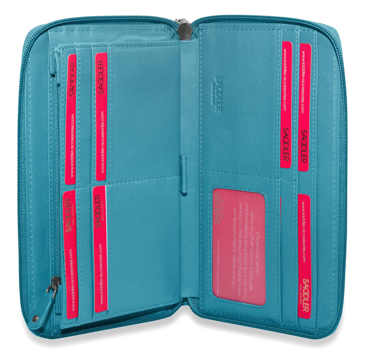 SADDLER SOPHIA Leather Zip Around Purse