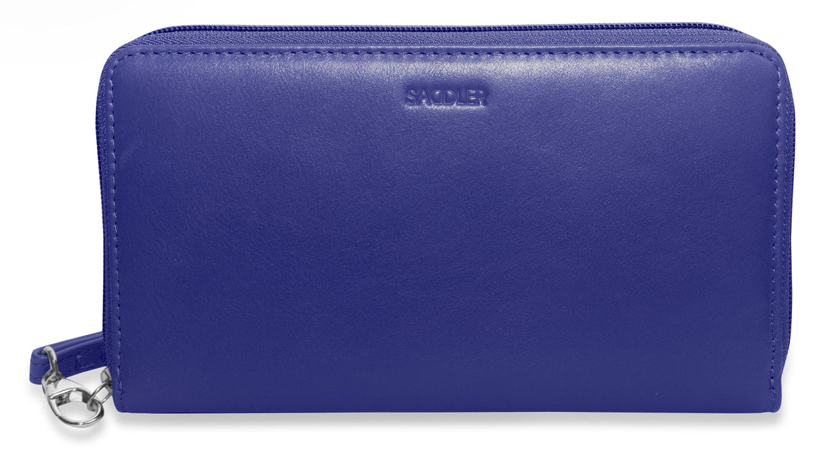 SADDLER SOPHIA Leather Zip Around Purse