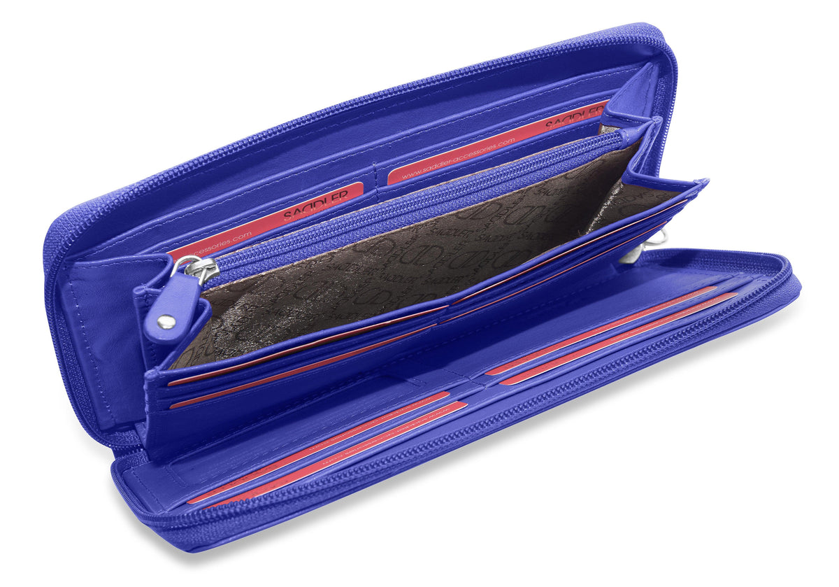 SADDLER SOPHIA Leather Zip Around Purse