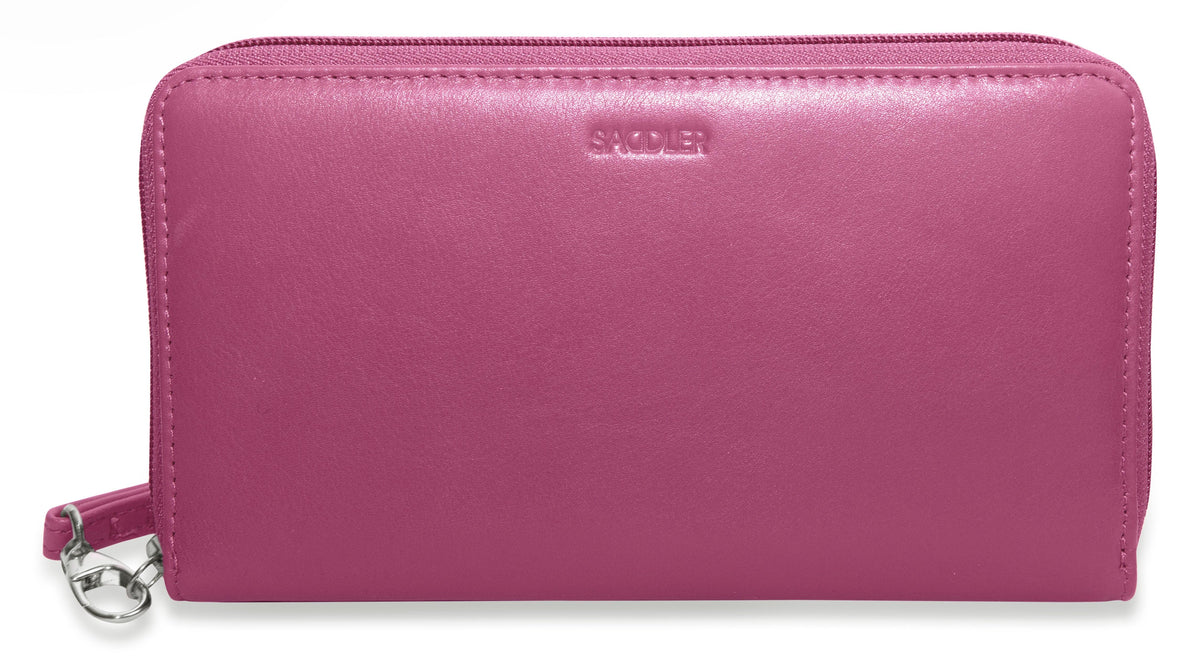 SADDLER SOPHIA Leather Zip Around Purse