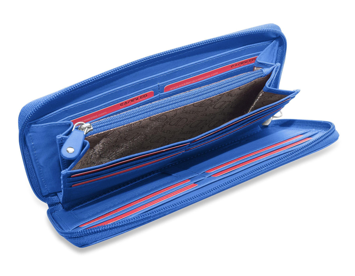 SADDLER SOPHIA Leather Zip Around Purse