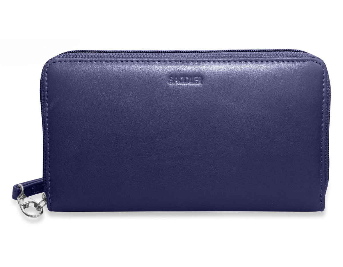 SADDLER SOPHIA Leather Zip Around Purse
