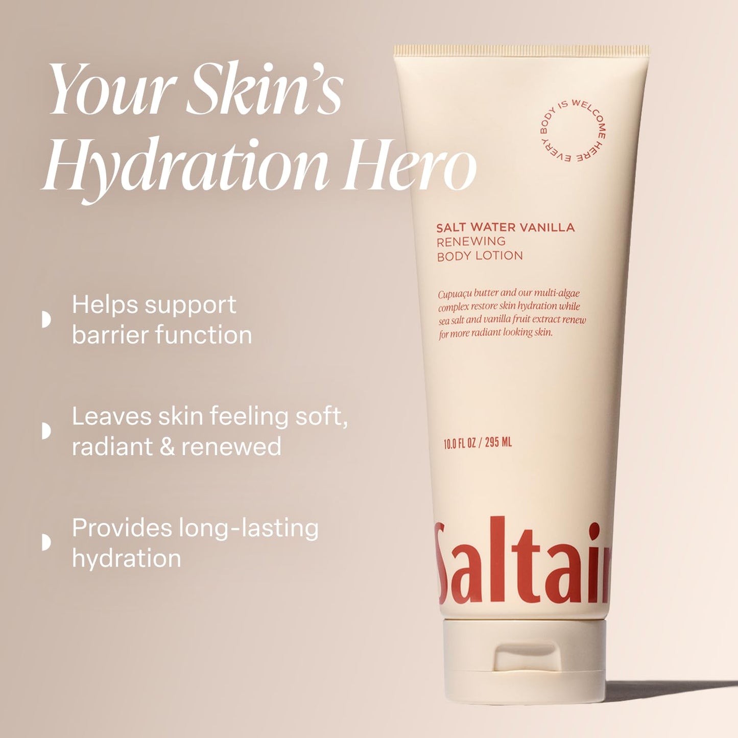 Saltair Body Lotion - 2 Pack | Hydrating Cream for Dry Skin with Salt Water Vanilla Scent