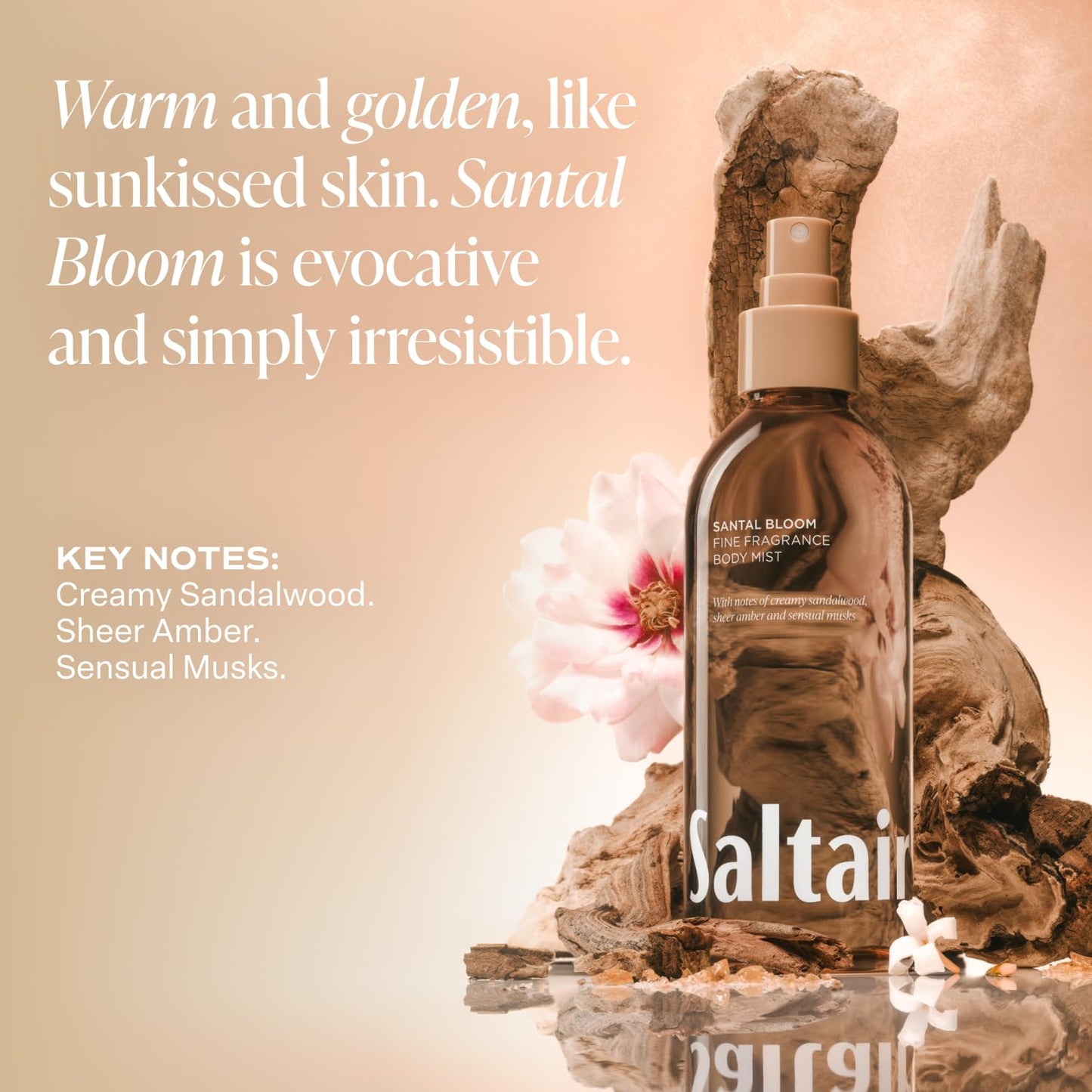 Saltair Santal Bloom Body Mist 2 Pack – Lightweight Fragrance 2x8oz
