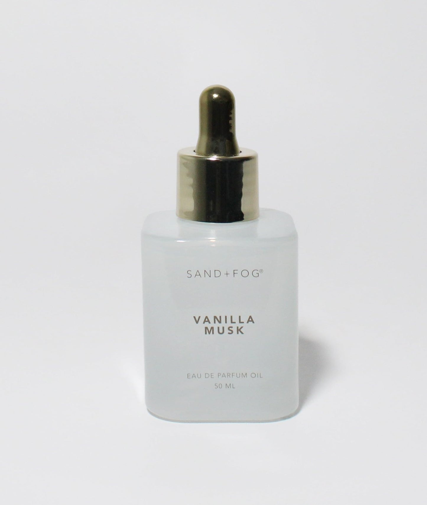 Sand + Fog Vanilla Musk Perfume Oil Dropper 1.7 fl oz – Alcohol-Free, Long-Lasting Scent