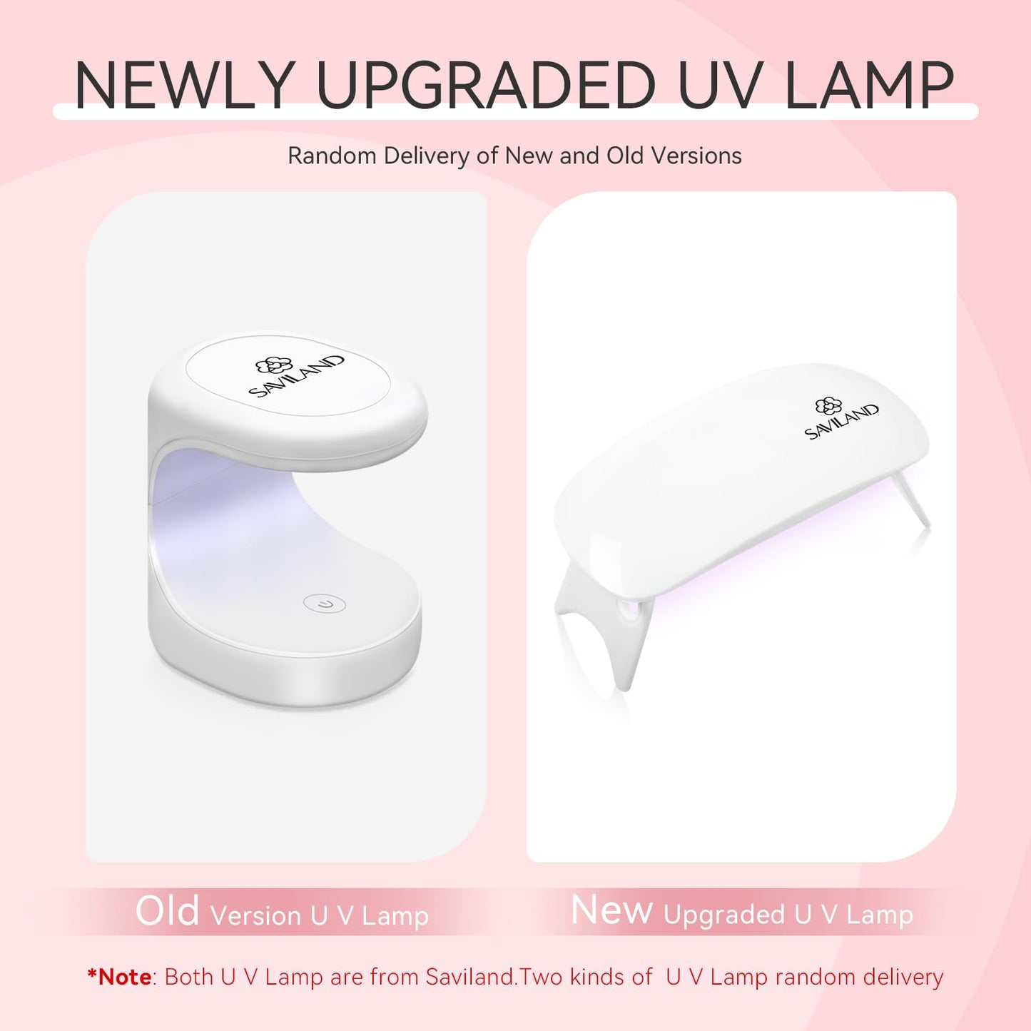 SAVILAND Acrylic Nail Kit with Drill – DIY Nail Extensions, Gel Polish & Portable Lamp