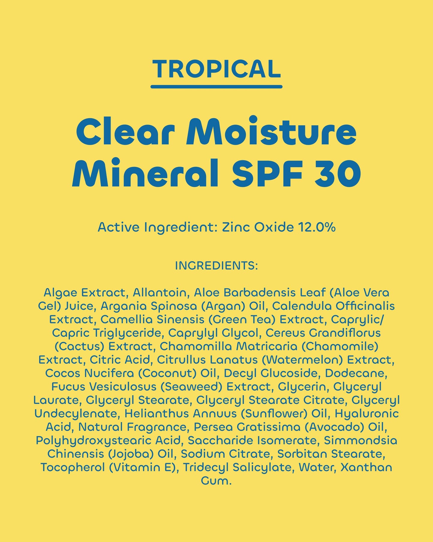 Seaweed Bath Co. Clear Moisture SPF 30 Mineral Sunscreen Spray – Broad Spectrum, Hydrating, Non-Nano Zinc, 6 oz