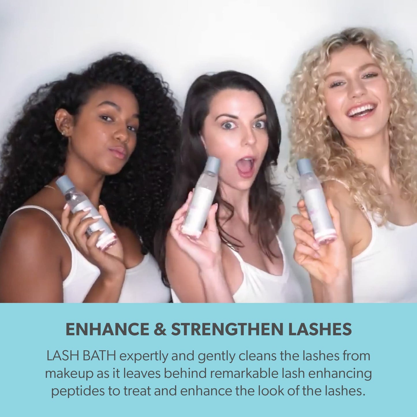 Serious Skincare Lash Bath & Conditioner – Oil-Free Eye Makeup Remover with Peptides