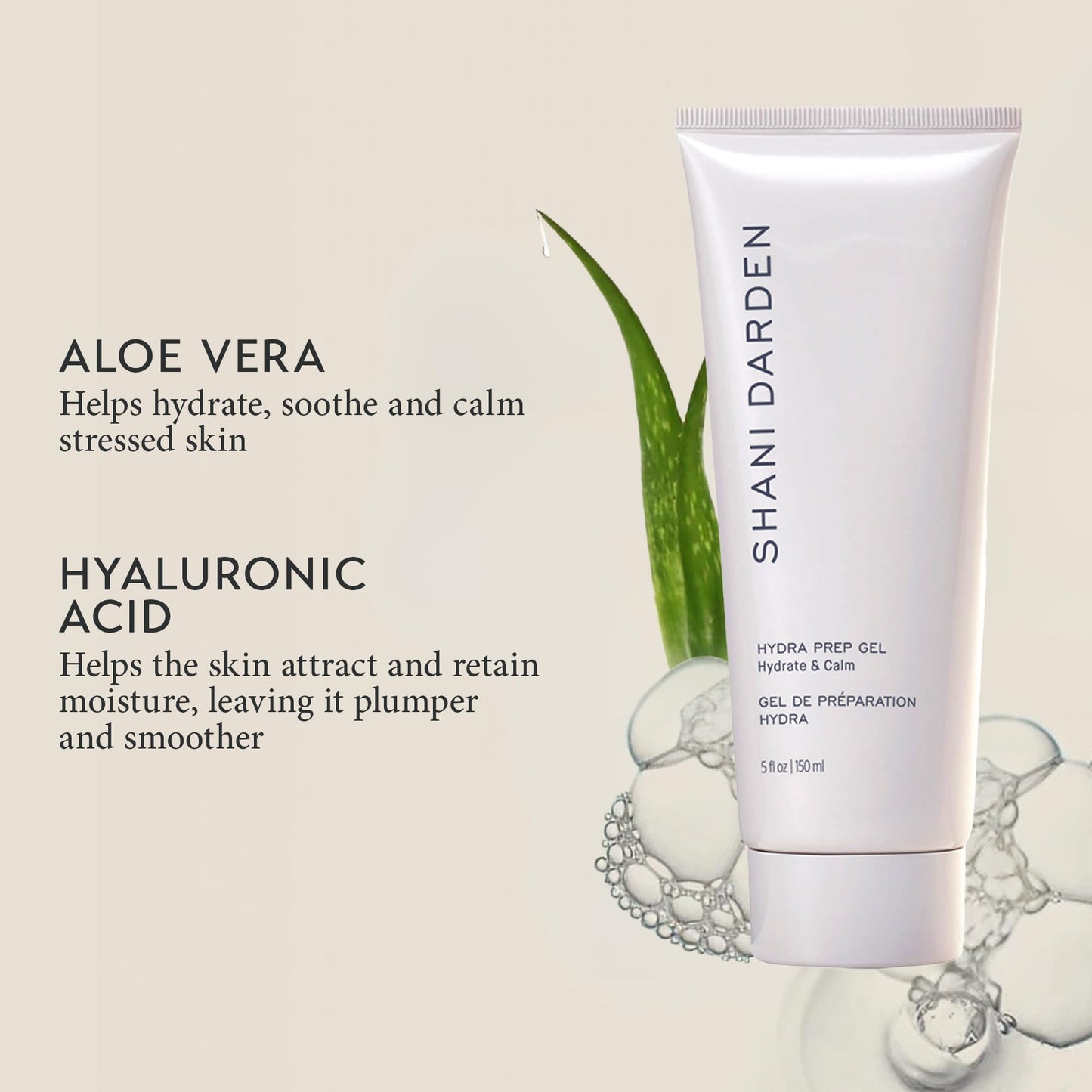 SHANI DARDEN Hydra Prep Gel – Silky Hydrating Gel Primer for Face Sculpting Tools with Aloe Vera & Hyaluronic Acid
