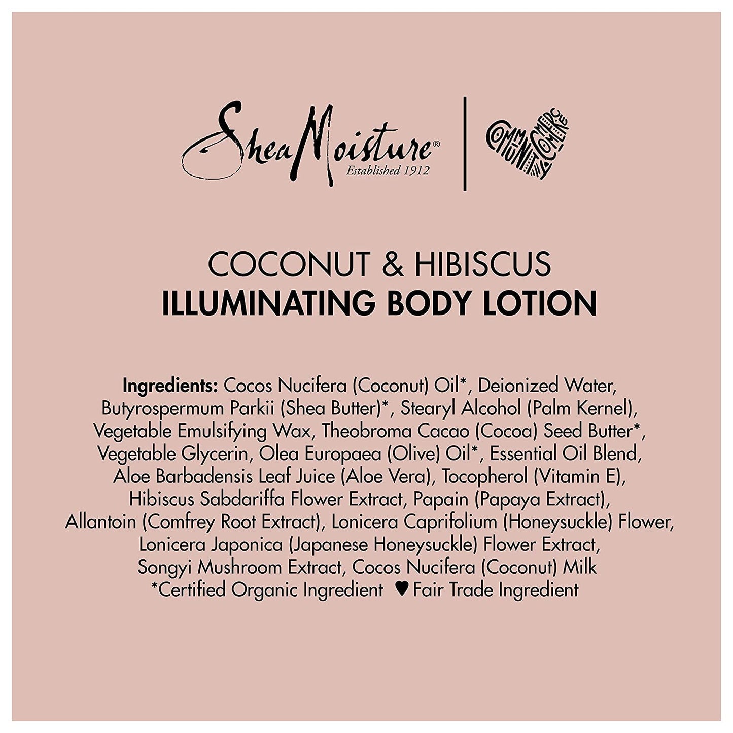 SheaMoisture Coconut & Hibiscus Body Wash & Lotion – 13 oz Each (2-Piece Set)