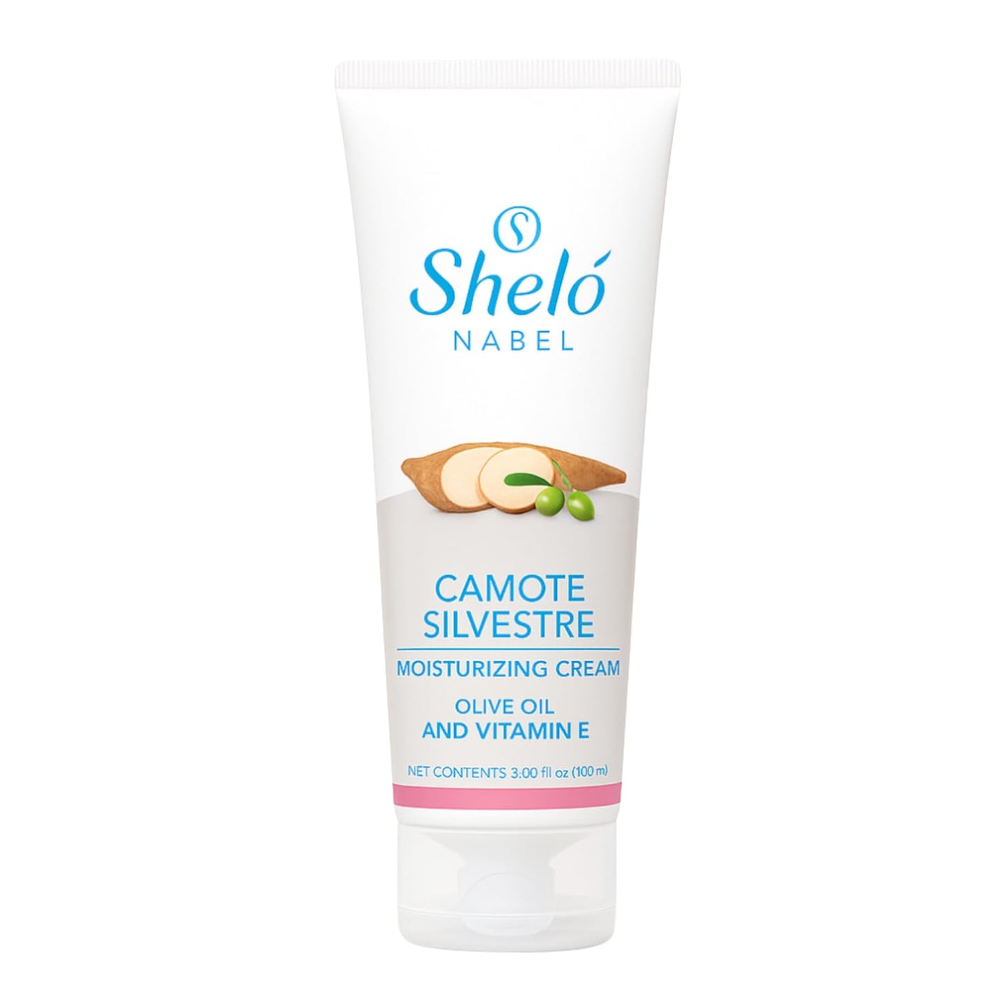 Sheló NABEL Camote Silvestre Moisturizing Cream – Olive Oil, Vitamin E & Wild Yam Extract | 3.38 fl oz