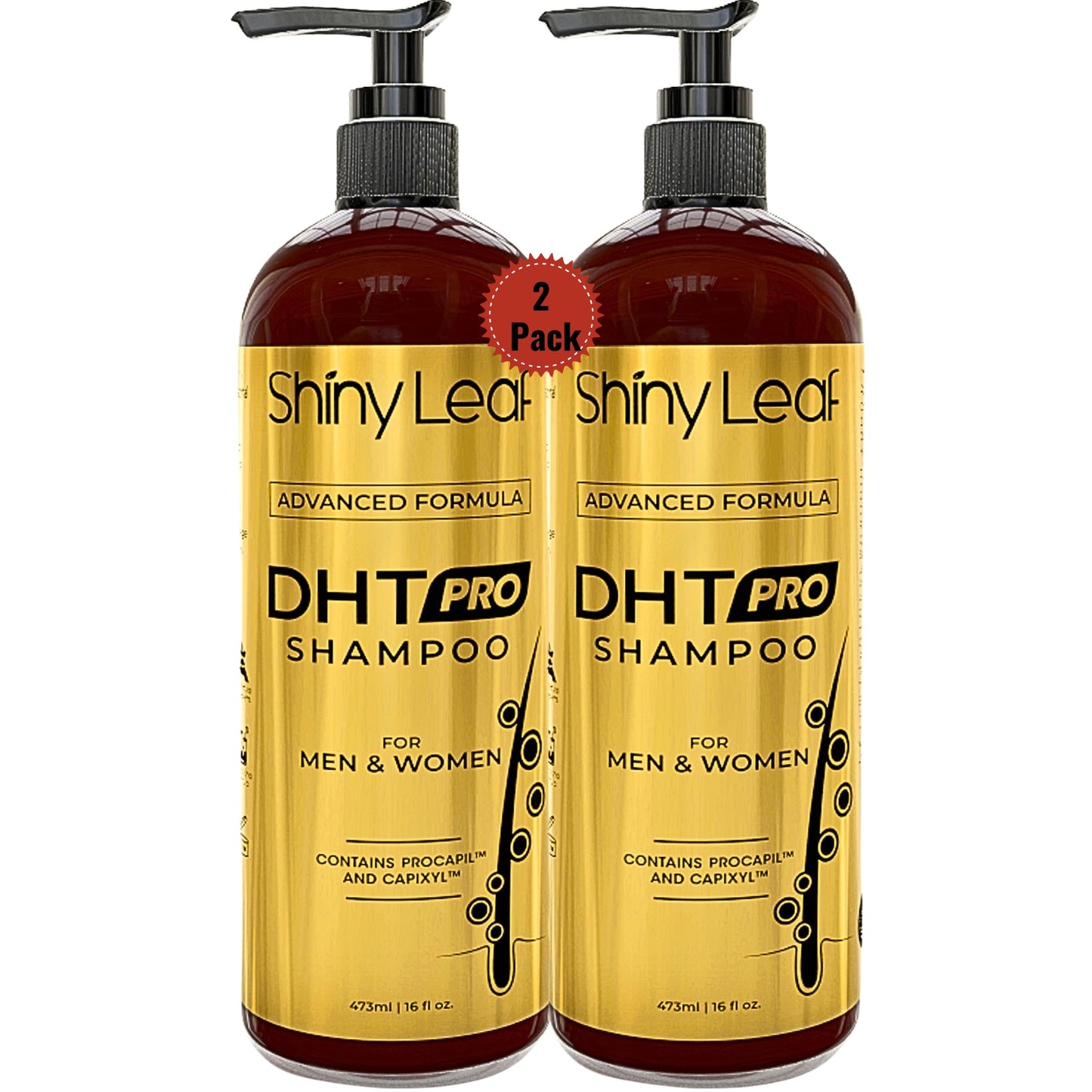 Shiny Leaf DHT Pro Shampoo – Advanced Formula with Capixyl & Procapil for Thicker, Fuller Hair