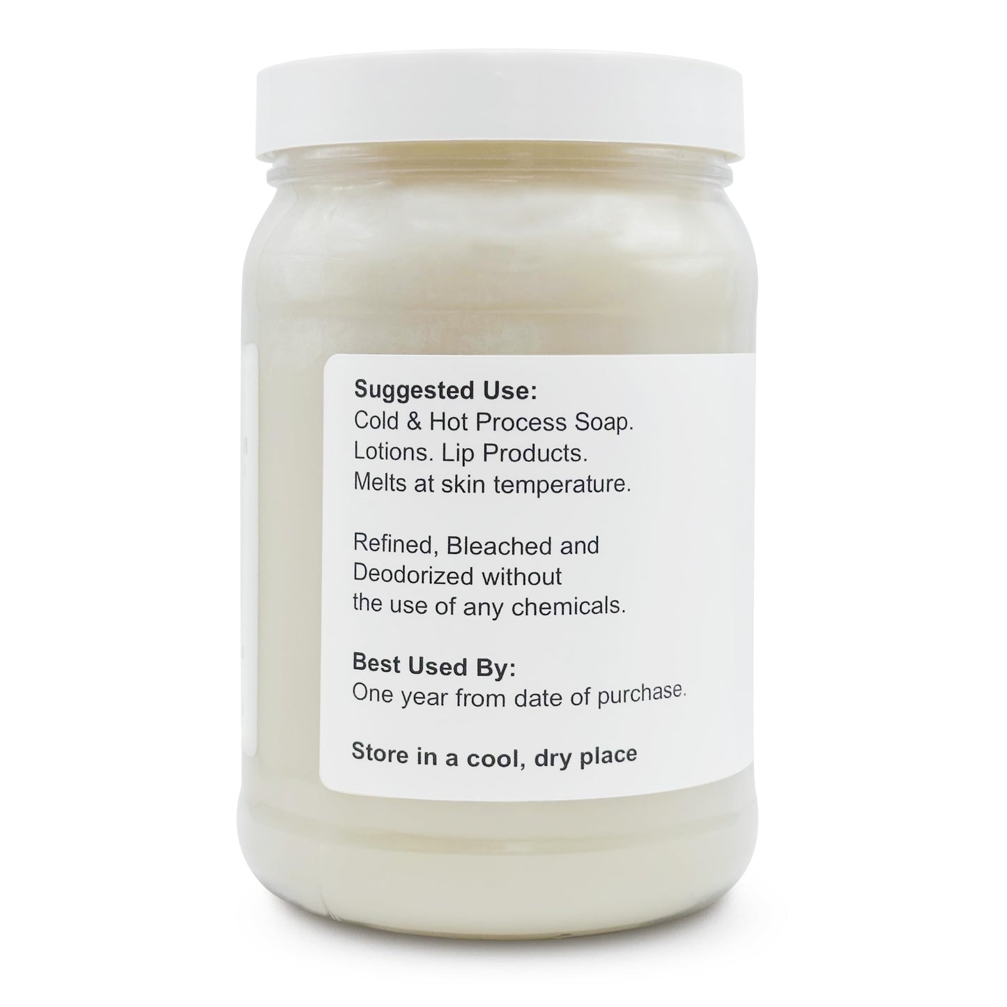 Soapeauty 100% Pure Refined Shea Butter – Odorless, Expeller-Pressed, 32 oz