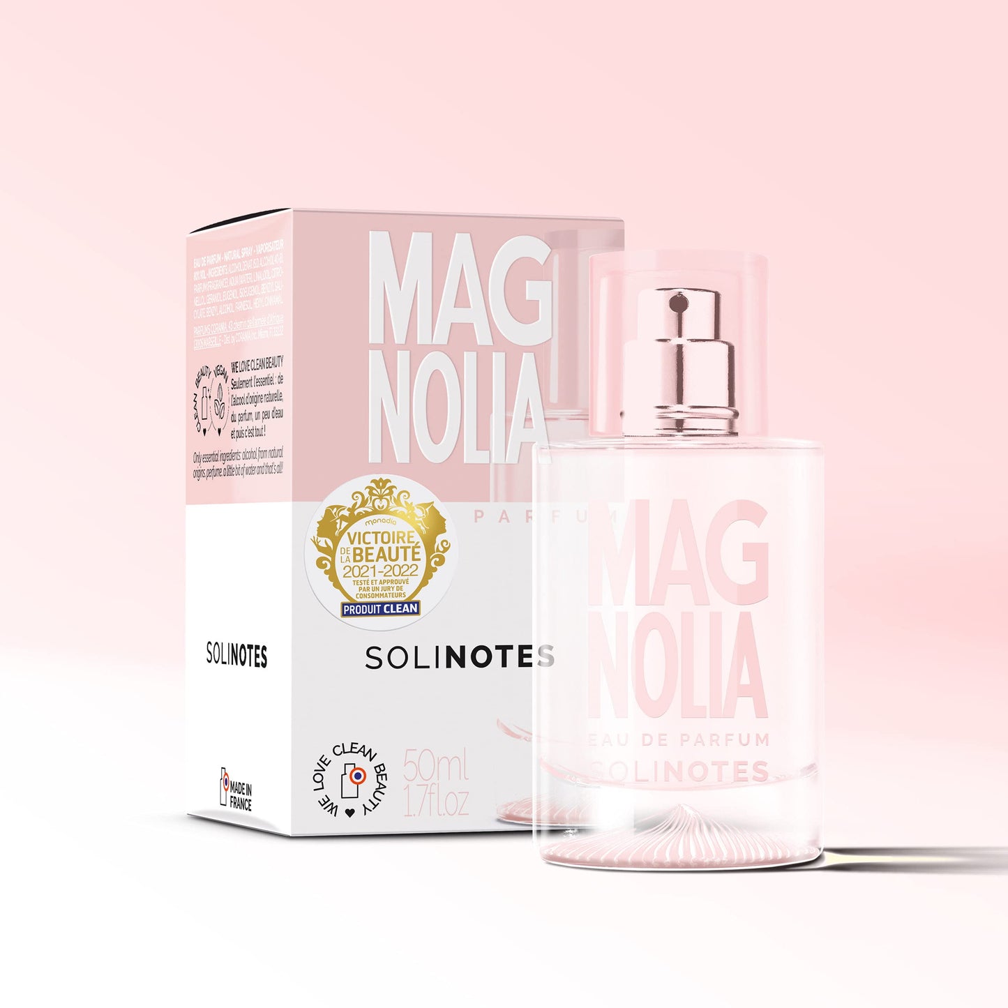 Solinotes Magnolia Perfume for Women – EDP, Vegan, Made in France