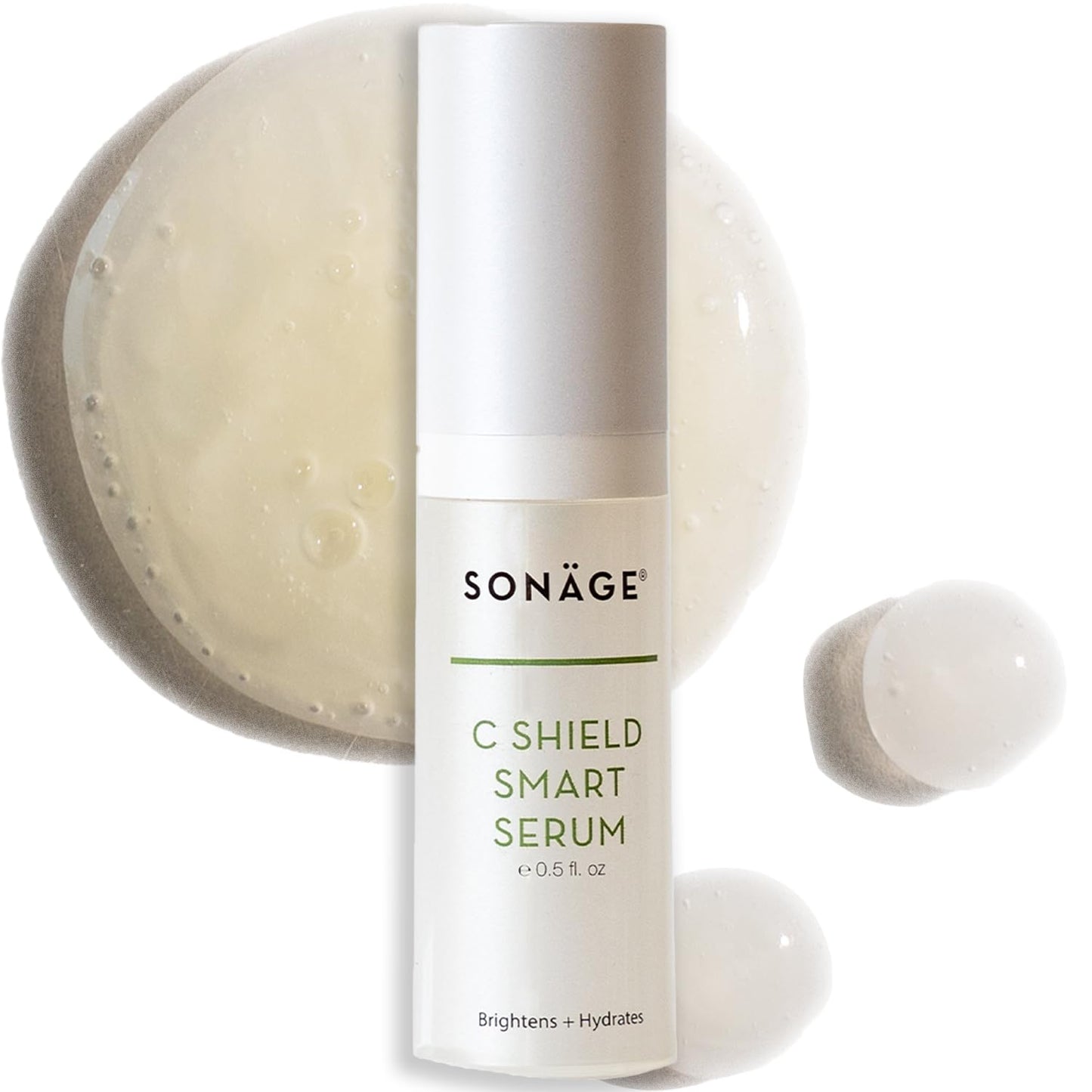 SONAGE C Shield Smart Serum: Hyaluronic Acid & Vitamin C | Brightens, Blue Light Shield, Fades Dark Spots (15 ml)