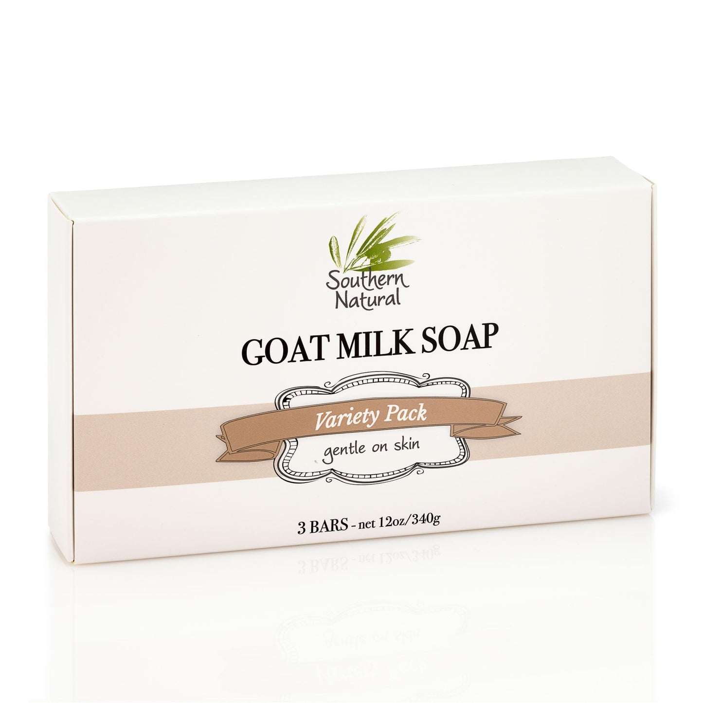 Southern Natural Goat Milk Soap Bar – Unscented Oatmeal & Honey | Castile & Unscented – Handmade for Dry, Sensitive Skin – 3 Pack (4-4.5 oz)