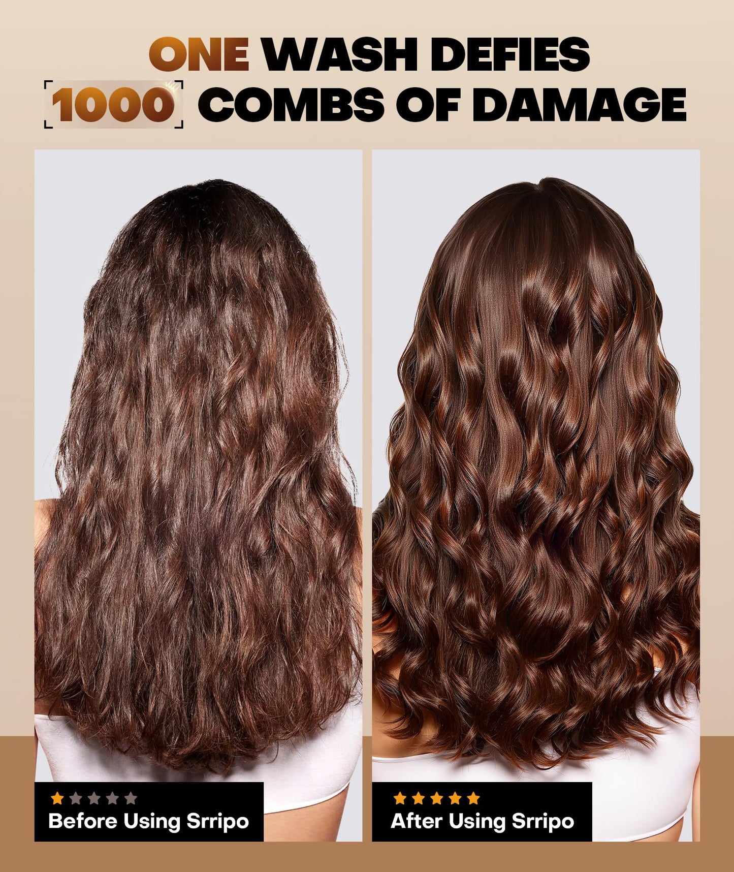 Srripo Collagen Hair Mask – Deep Conditioning with Keratin & 4 Hydrolyzed Proteins