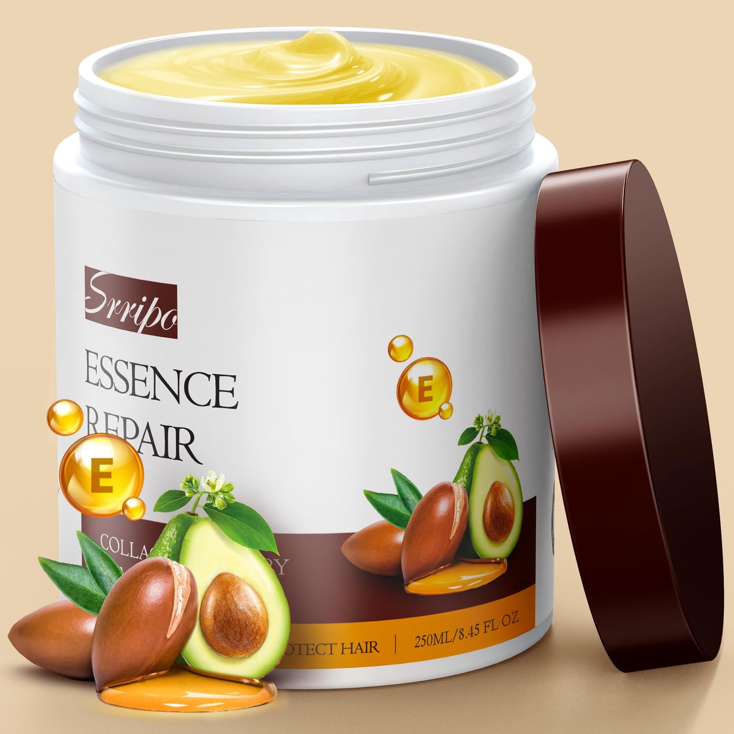 Srripo Collagen Hair Mask – Deep Conditioning with Keratin & 4 Hydrolyzed Proteins