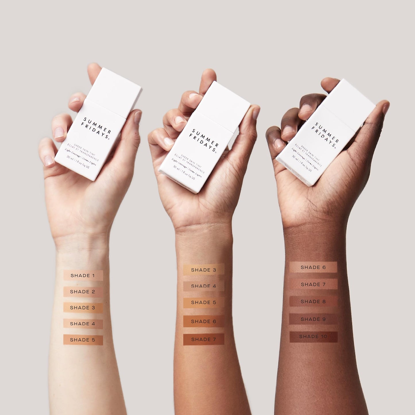 Summer Fridays Sheer Skin Tint with Hyaluronic Acid – Shade 7 (Medium Deep, Golden Neutral)