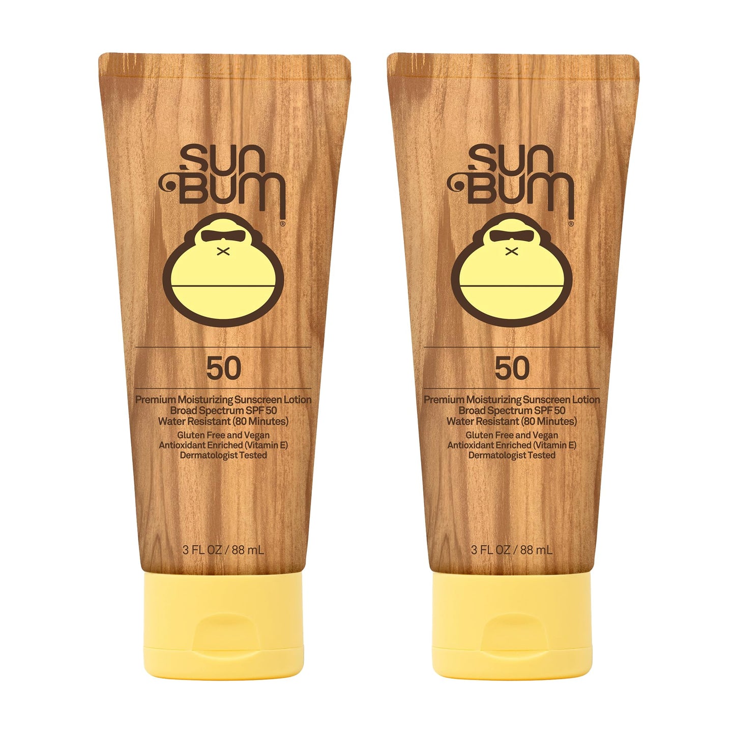 Sun Bum Original SPF 50 Sunscreen Lotion – 2 Pack, Vegan, Hawaii 104 Act Compliant, Reef-Friendly, Vitamin E