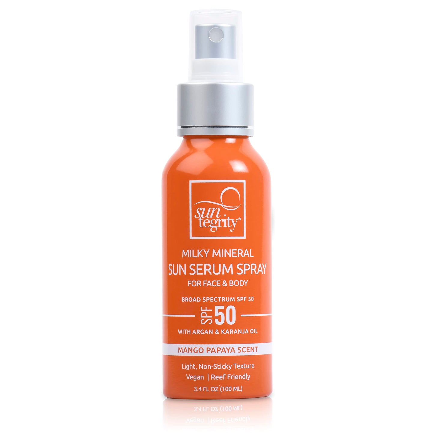 Suntegrity Milky Mineral Sun Serum Spray SPF 50 for Face & Body | 3.4oz