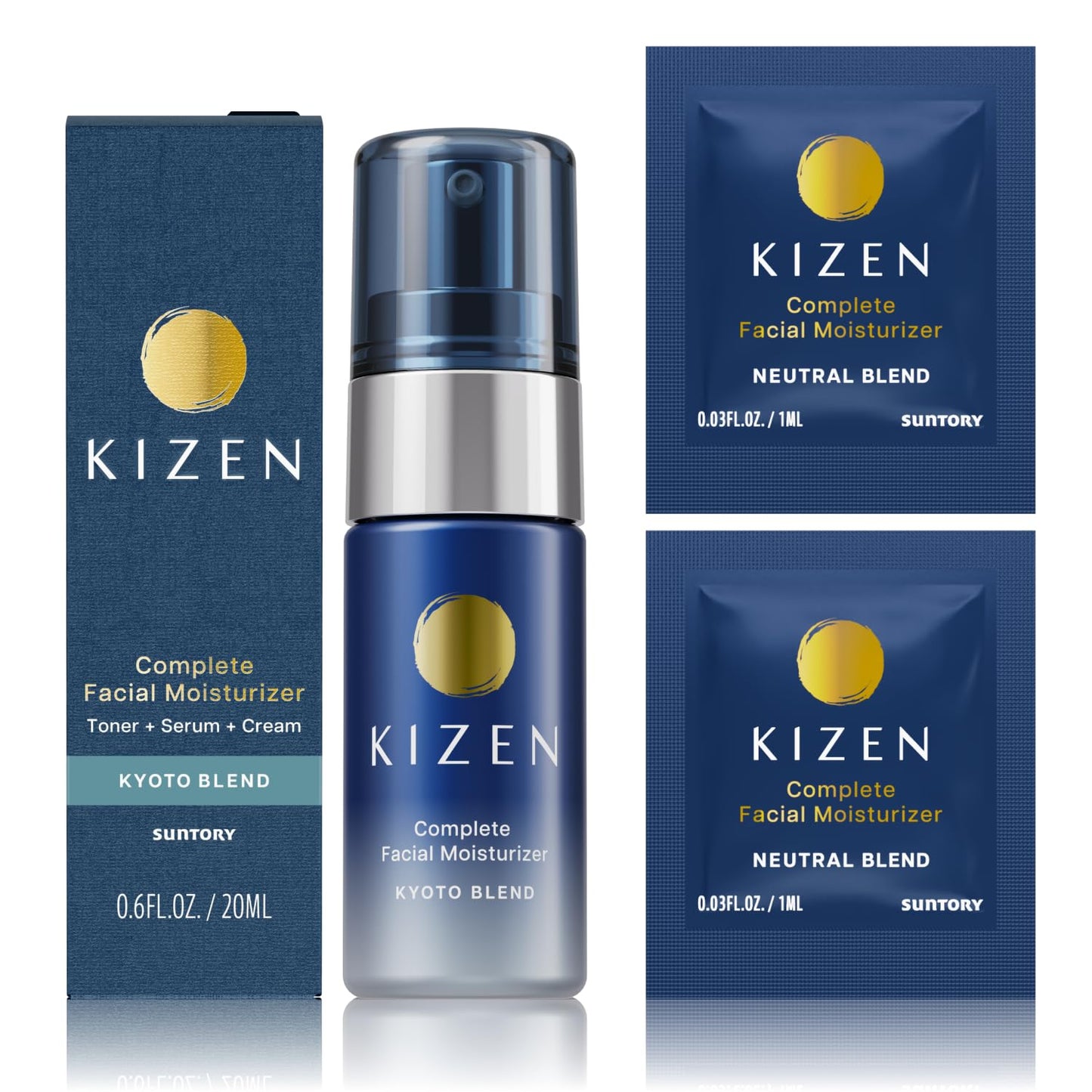 SUNTORY WELLNESS All-in-One Men’s Face Moisturizer | Oak Extract & Kyoto Blend