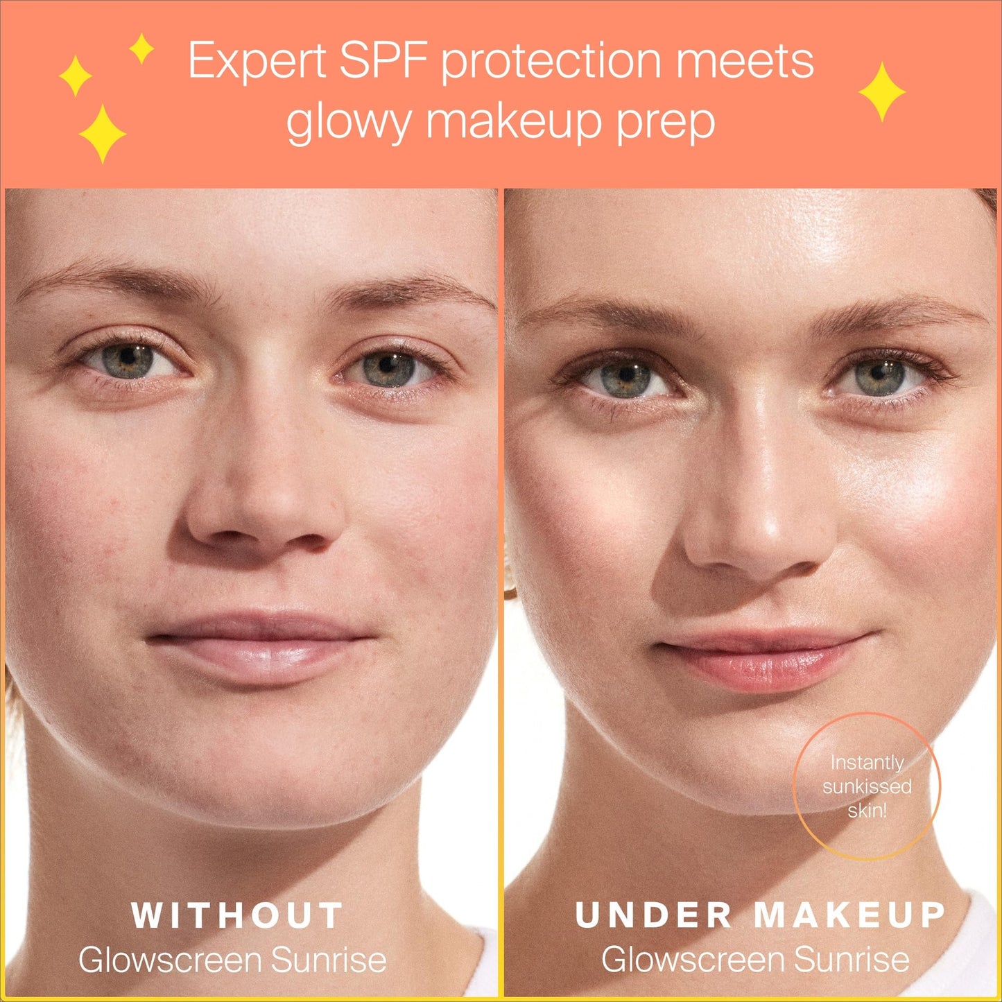Supergoop! Glowscreen SPF 40 Sunrise (Champagne Glow) – 20 mL | Glowy Primer + Broad Spectrum Sunscreen with Hyaluronic Acid & Vitamin B5