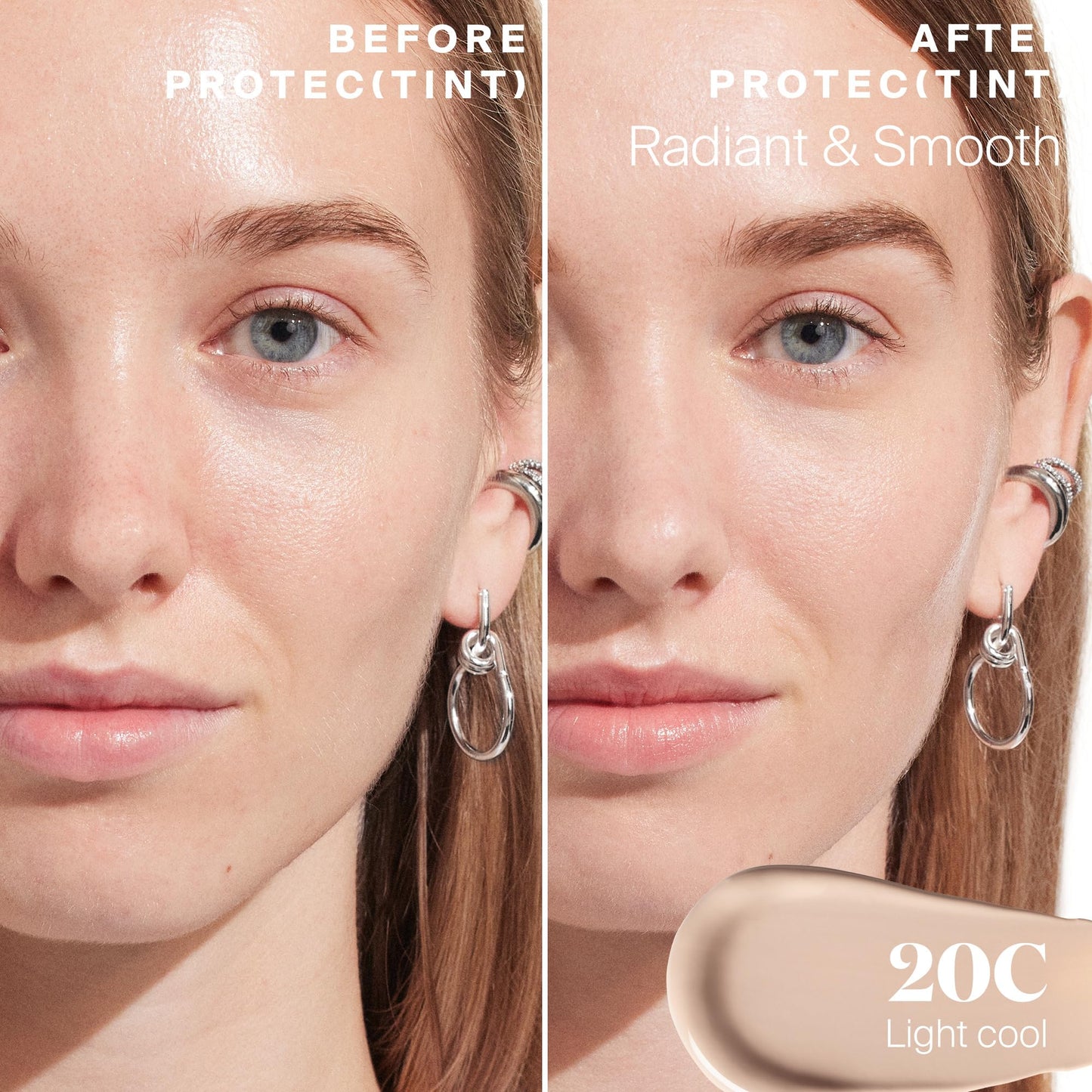 Supergoop! Protec(tint) Daily Skin Tint SPF 50 - Light (20C), Buildable Coverage, Natural Finish