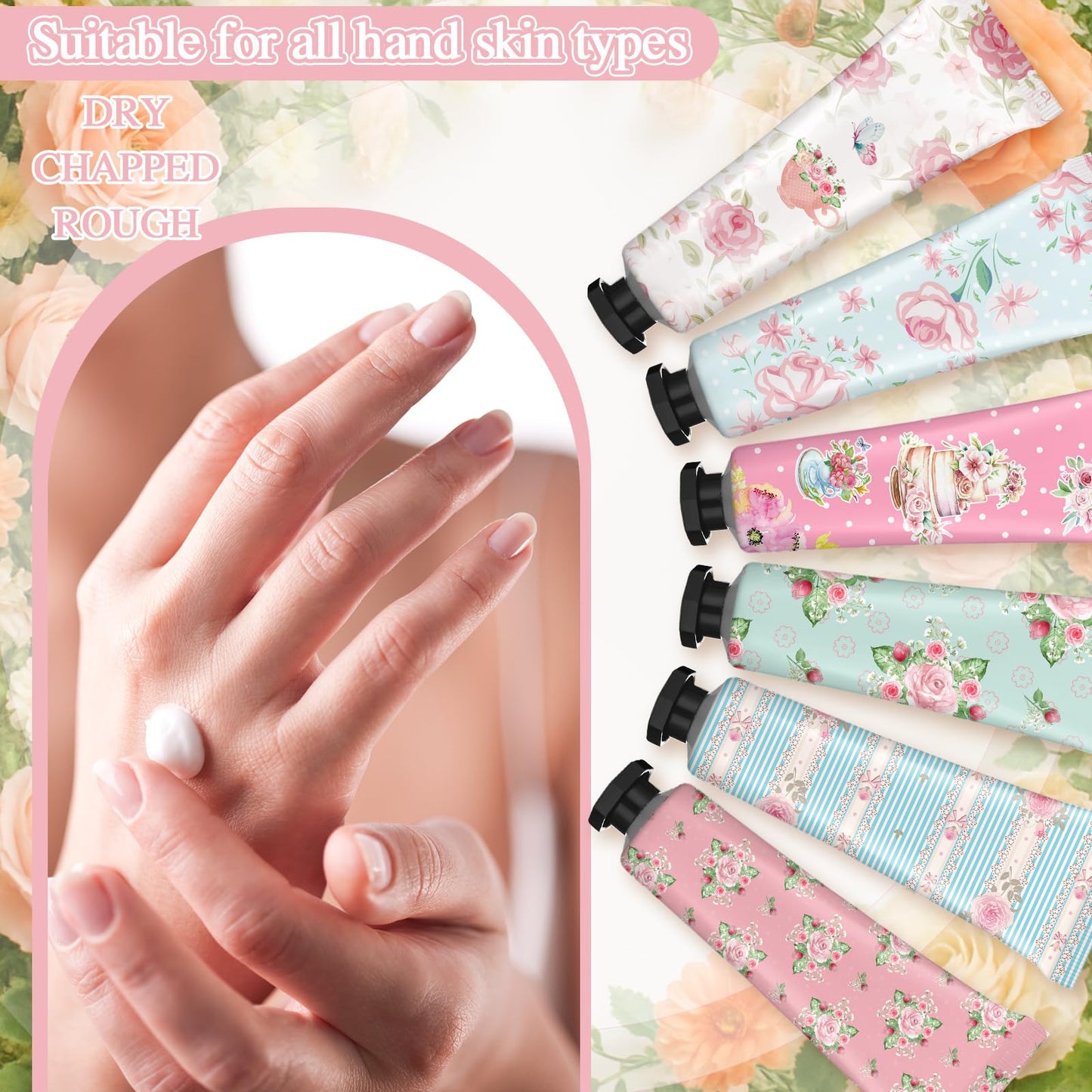 Swiffen Tea Party Hand Cream Gift Set – Floral 30ml x48 Tubes