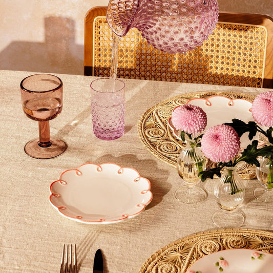 Emma Linen Tablecloth, Oatmeal
