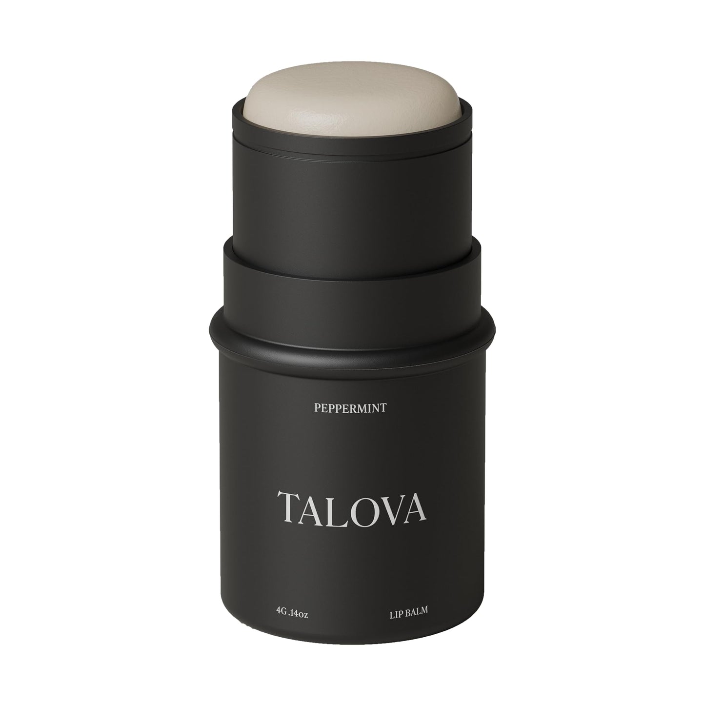 TALOVA Peppermint Grass-Fed Tallow Lip Balm – Overnight Lip Mask with Vitamins A, D, E, and K