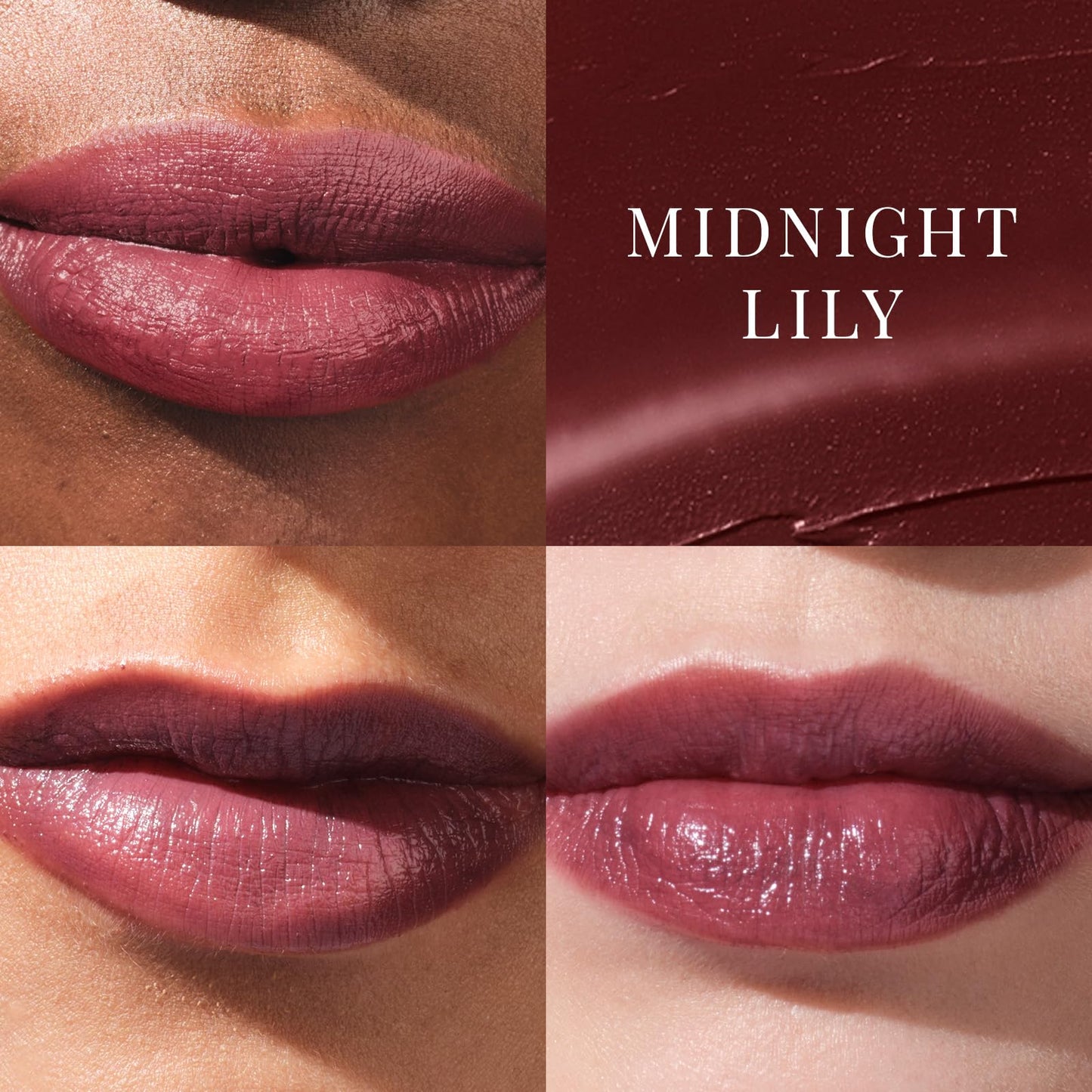 TATCHA Kissu Lip Tint SPF 25 Midnight Lily – Hydrating Tint Lip Sunscreen