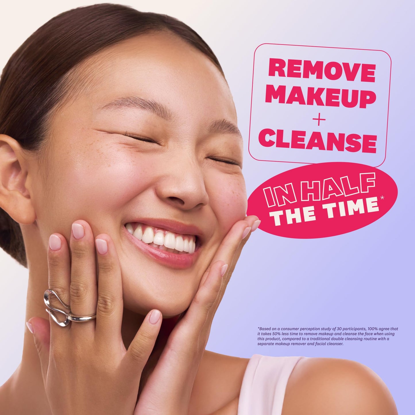 The Face Shop Rice Water Bright Milk & Jelly Double Cleanser | 2-in-1 Makeup Remover & Cleanser