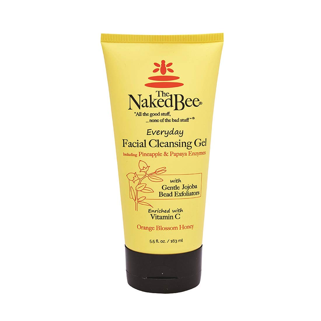 The Naked Bee Gel Cleanser Facial Wash – Hydrating Daily Gel Cleanser for All Skin Types (Pack of 2)