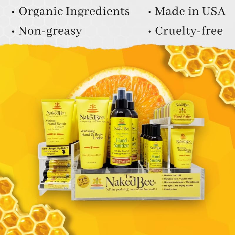 The Naked Bee Nourishing Body Lotion for All Skin Types – Citron & Honey, 6.7 oz (Pack of 2)