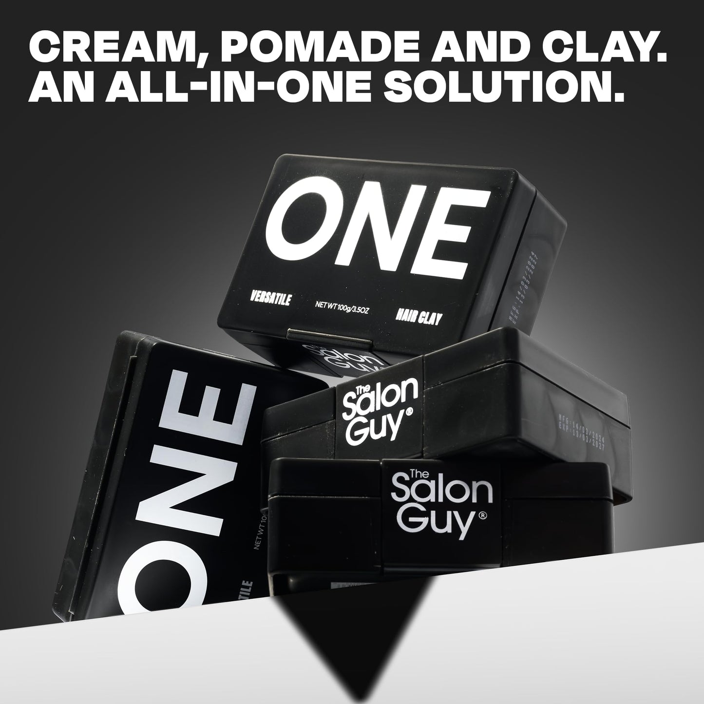 THESALONGUY ONE Hair Clay for Men — 3-in-1 Styling Cream, Clay & Pomade (3.5 oz)