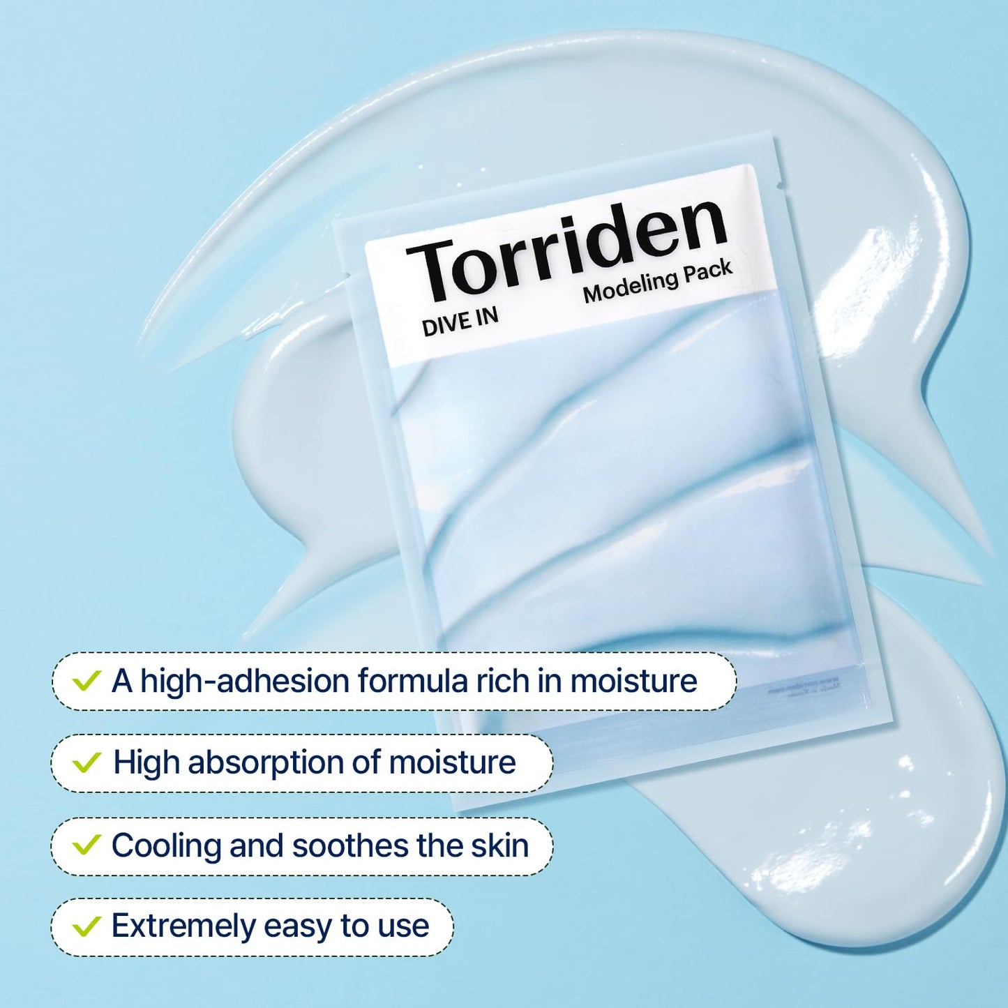 Torriden DIVE IN Modeling Mask (Pack of 5) – Intensive Hydration & Cooling