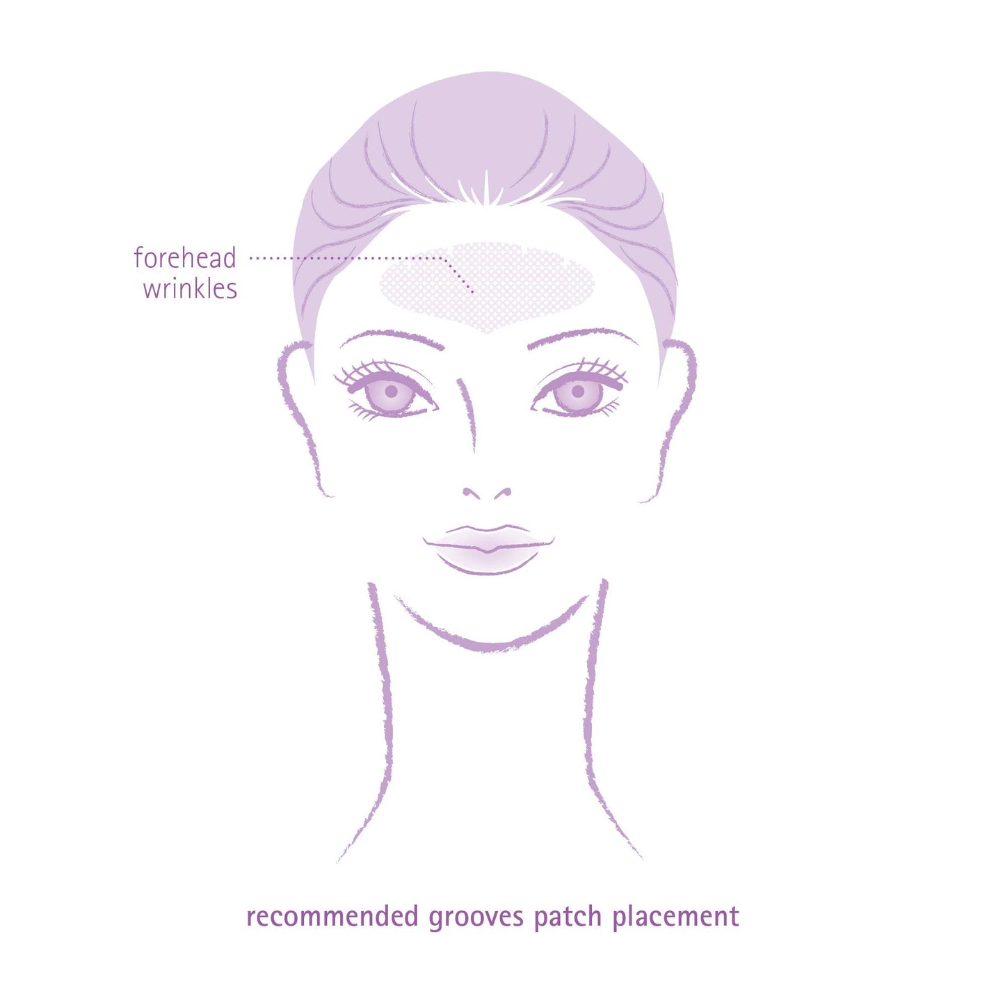Toute Nuit Wrinkle Patches – Grooves for Maximum Forehead Coverage | Hypoallergenic, Made in USA (Pack of 2, 20 per pack)