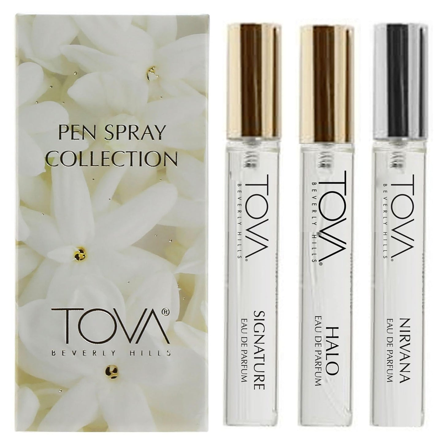 Tova Pen Spray Collection: Signature, Halo & Nirvana — 0.33 oz Set