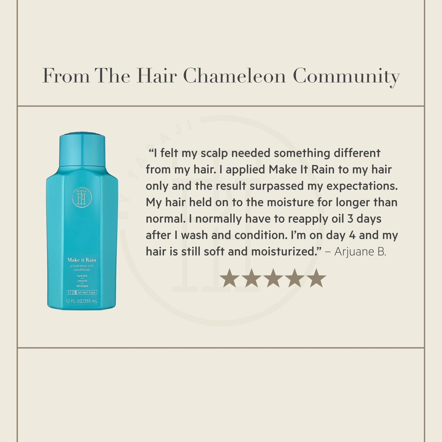TPH by Taraji Make It Rain Hydrating Conditioner – 12oz Pack of 2