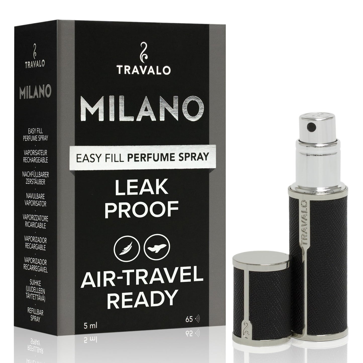 Travalo Milano Perfume Atomizer – Leak-Proof, TSA-Approved Travel Sprayer