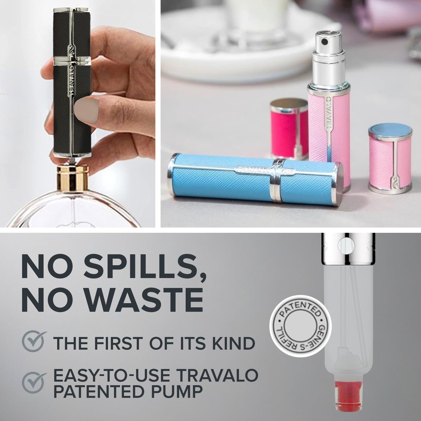 Travalo Milano Perfume Atomizer – Leak-Proof, TSA-Approved Travel Sprayer