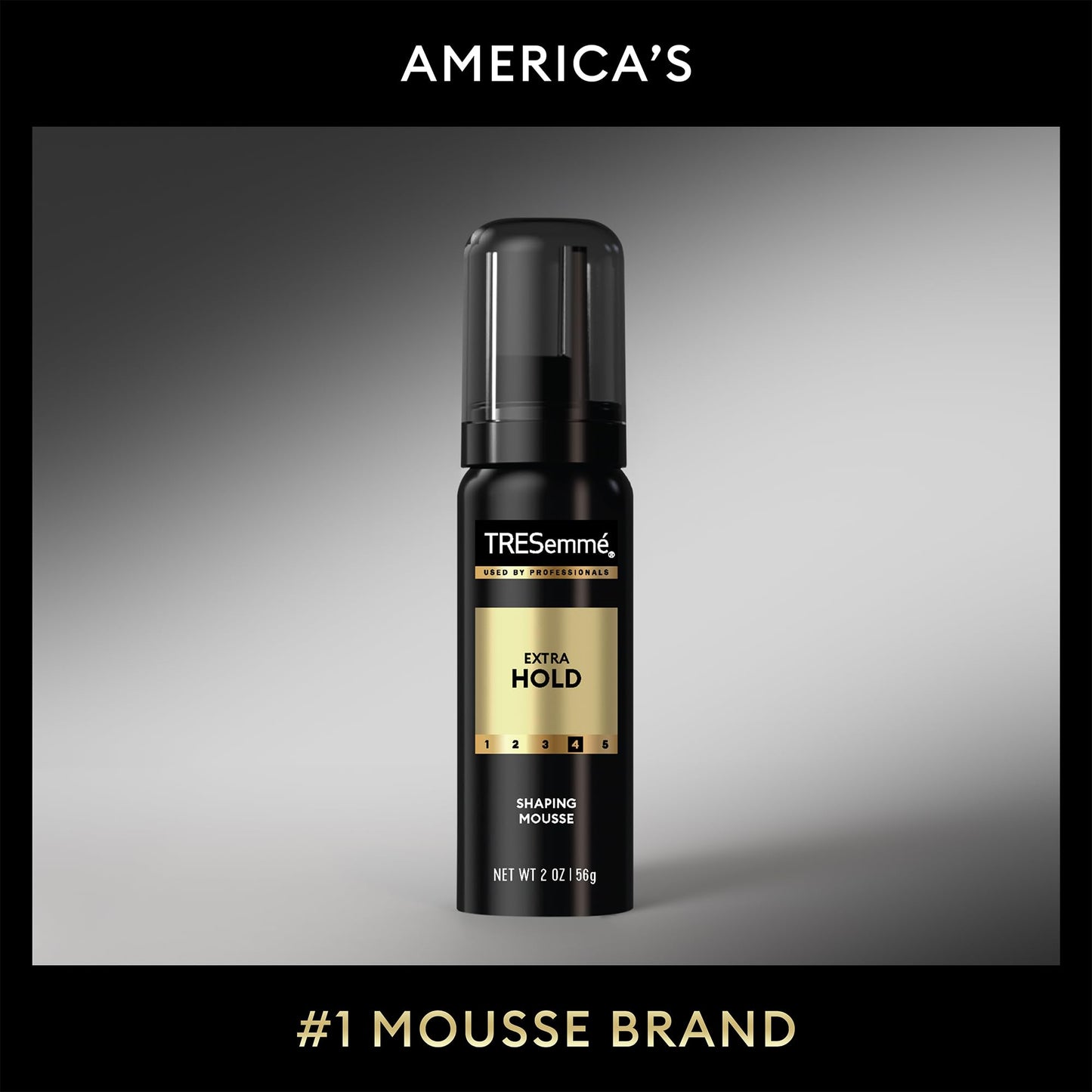 TRESemmé Shaping Mousse Travel-Size Extra Hold 12-Pack – Moisturizing Hair Mousse for Sculpting, 24H Frizz Control, 2 oz Each
