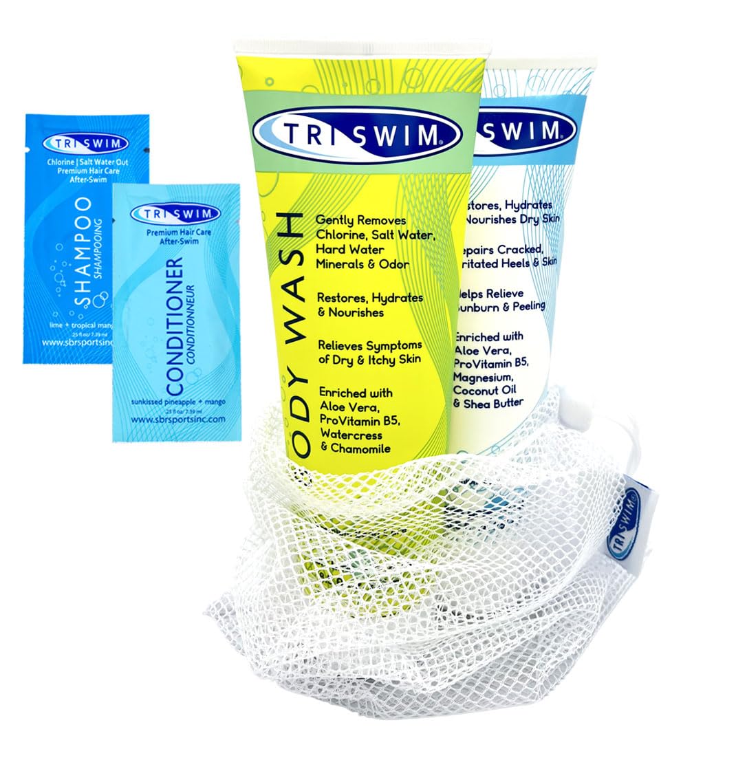 TRISWIM Body Care Gift Set | After Swim Wash & Lotion with Citrus Scent
