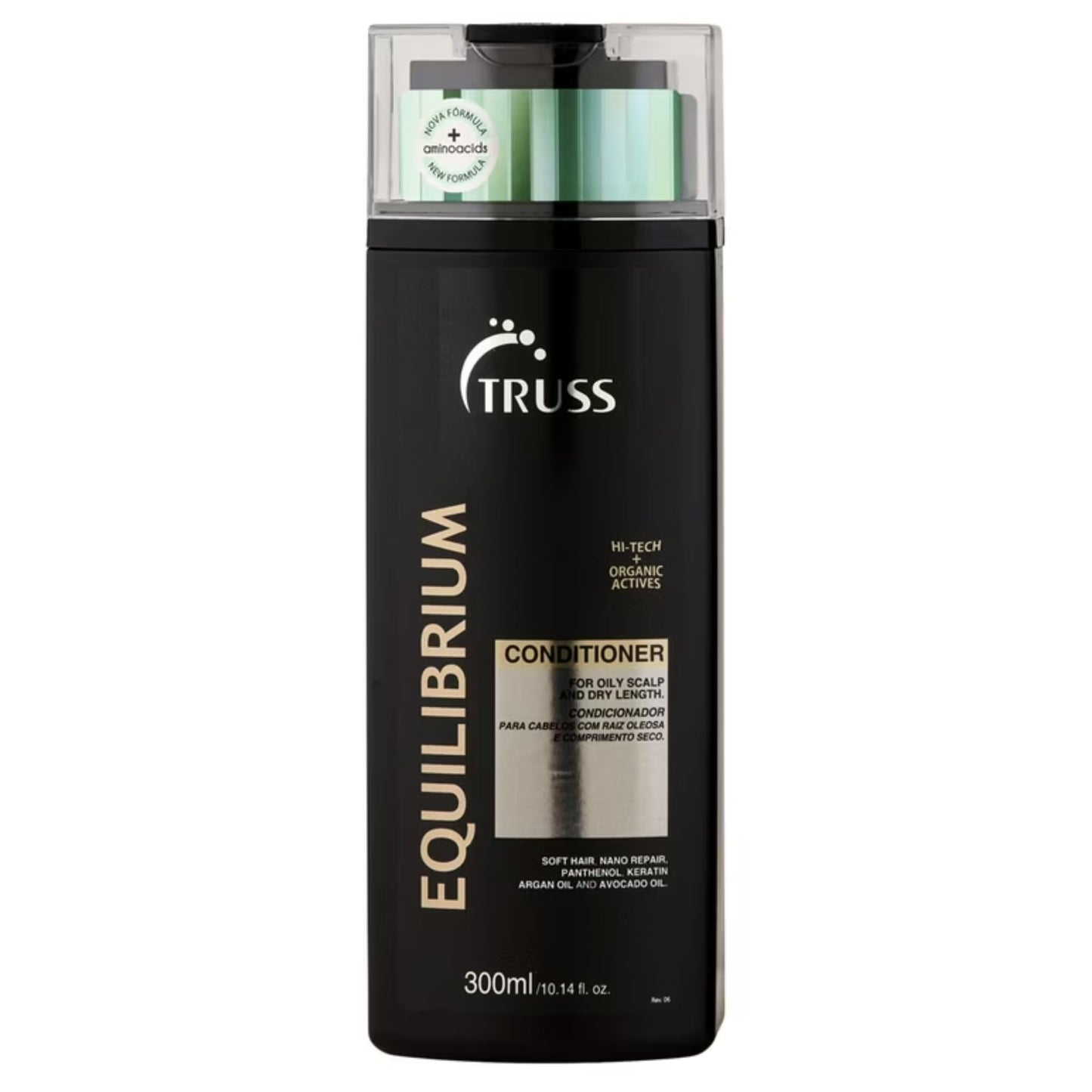 TRUSS Equilibrium Conditioner for Oily Scalp – Hydrating Keratin & Argan Oil (10.14 oz)