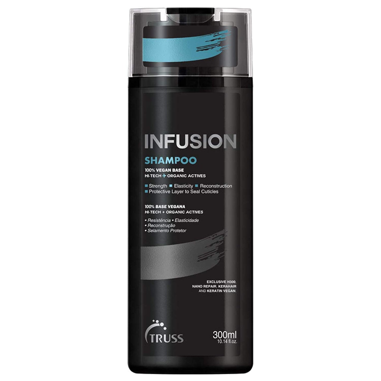 TRUSS Infusion Hair Shampoo – Hydration, Repair for Dry Hair | Vegan, Color-Safe, pH-Balanced (300 ml)