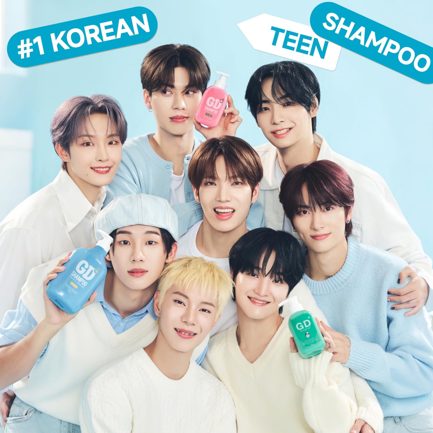 TS GD Shampoo for Flake-Prone Scalp – Teen-Friendly, Silicone/SLS/SLES Free (14.1 oz) | Korean Hair Care
