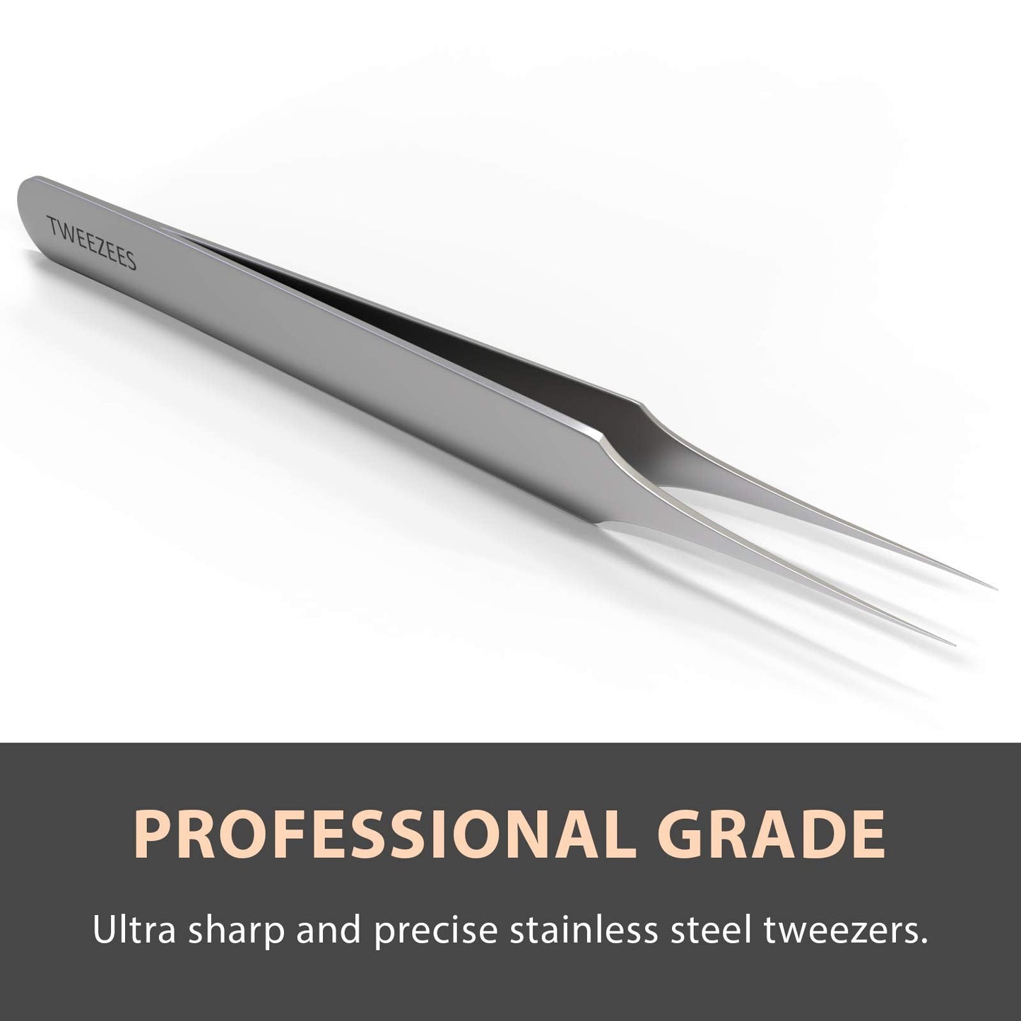 Ingrown Hair Tweezers Pointed Tip 5-Pack | Precision Stainless Steel by Tweezees