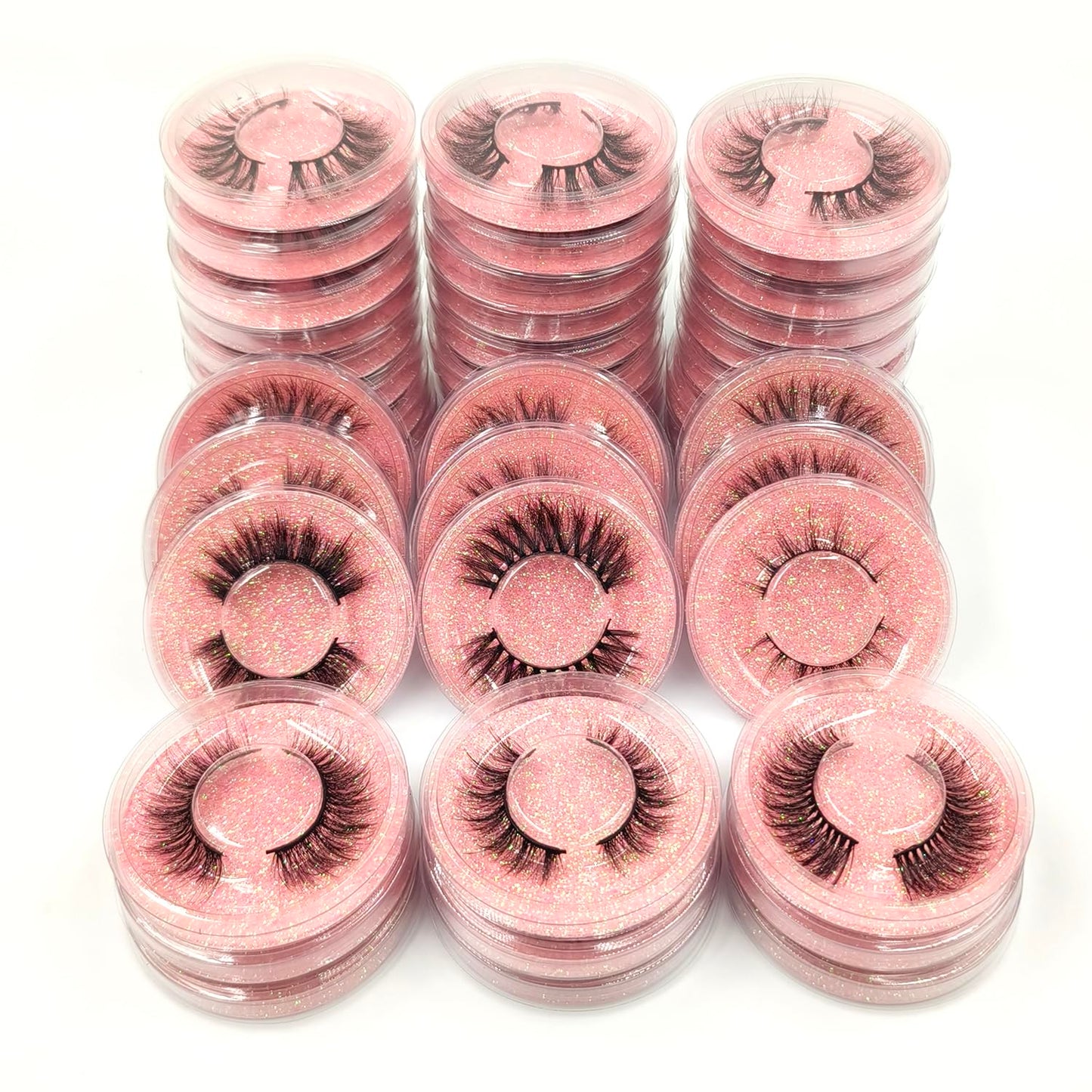 U-Hotmi Wholesale Fales Eyelashes – Mink Lashes Thick 5D Volume Natural Fake Lashes Pack (50 Pairs)
