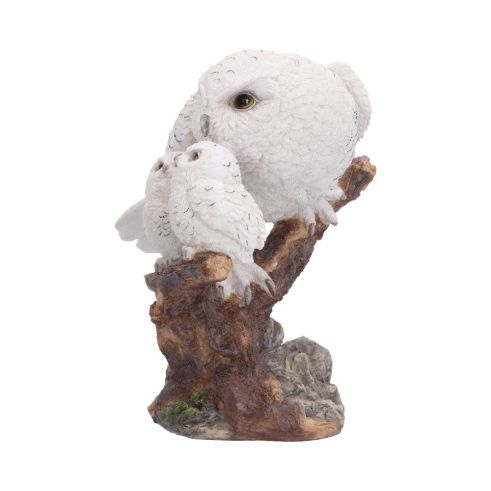 Nest of Love Owl Family Figurine